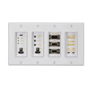 Just Add Power 3G+ POE in wall 4 gang transmitter White or Black