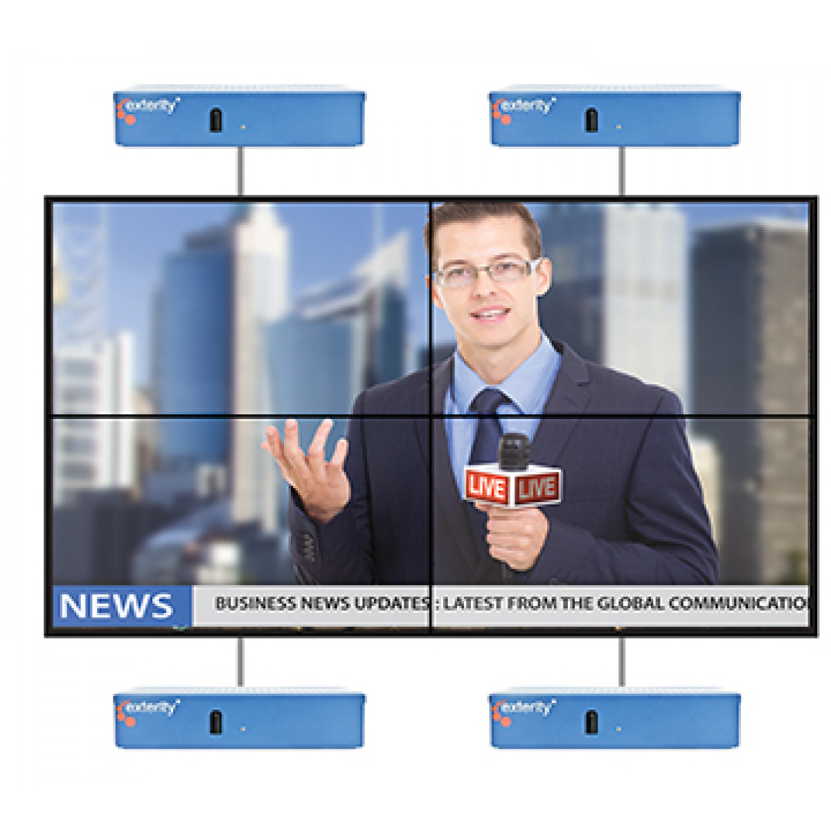 EXTERITY m9405 media player, single 4K UHD AV (Qty 1-9 ...