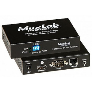 MUXLAB Video Wall over IP Extender Kit with PoE