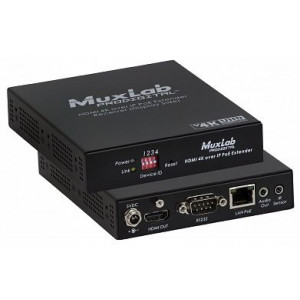 MUXLAB HDMI 4K over IP Receiver with PoE
