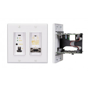 Just Add Power 3G+ POE in wall 2 gang transmitter White or Black